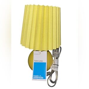 Room Essentials Lemon Yellow Table Lamp